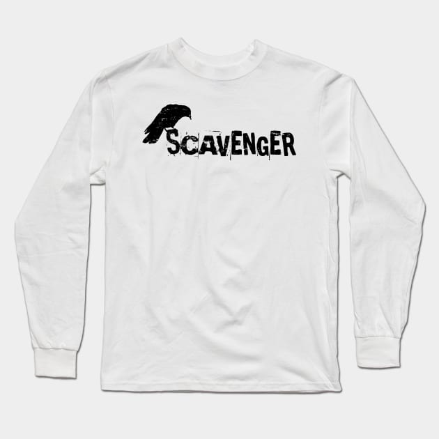 Scavenger (black) Long Sleeve T-Shirt by Sean-Chinery